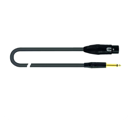 QUICKLOCK CABLE DE MICROFONO XLR HEMBRA JACK MONO 5M